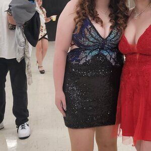 Butterfly size 14 homecoming dress